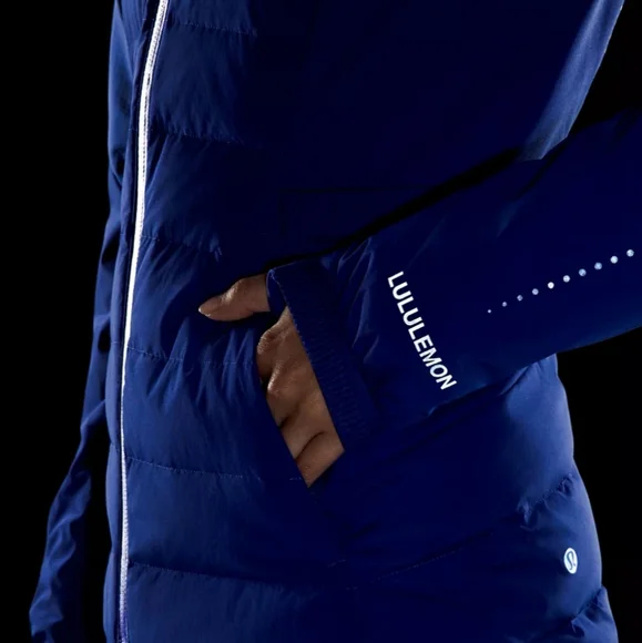 Lululemon Down For It All Jacket 4 PSYH Blue Nwt - Picture 7 of 10